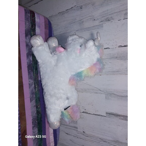 FAO Schwarz 15" Unicorn Plush Stuffed Animal With LED Lights - Picture 2 of 7